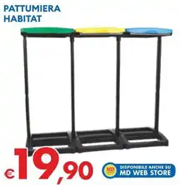 MD Discount Pattumiera Habitat offerta