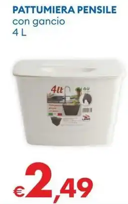 MD Discount Pattumiera pensile con gancio offerta