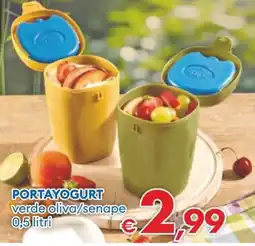 MD Discount Portayogurt verde oliva/senape offerta