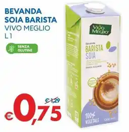 MD Discount Beveranda soia barista Vivo Meglio offerta