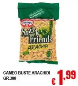 Risparmio Supermercati Cameo Snack Friends Arachidi offerta
