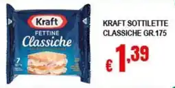 Risparmio Supermercati Kraft Fettine Classiche offerta