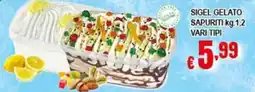 Risparmio Supermercati Sigel gelato offerta