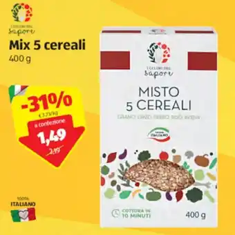 ALDI Sapore Mix 5 cereali 400g offerta