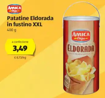 ALDI Amica Patatine Eldorada in fustino XXL 400g offerta