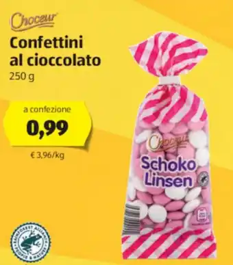 ALDI Choceur Confettini al cioccolato 250g offerta