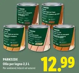 Lidl PARKSIDE Olio per legno offerta