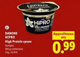 Lidl DANONE HIPRO High Protein spoon offerta