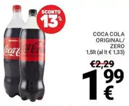 Supermercati Gulliver Coca Cola Original/Zero offerta
