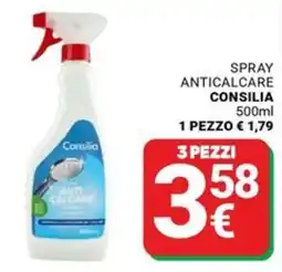Supermercati Gulliver Spray anticalcare Consilia offerta
