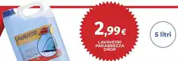 Coop Superstore Lavavetri parabrezza drop offerta