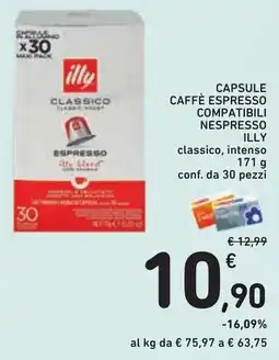 Conad Illy capsule caffè espresso compatibili nespresso offerta