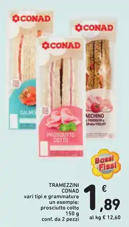 Conad Tramezzini Conad offerta