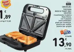Conad Tostiera Rock'n Toast 3in1 Cecotec offerta