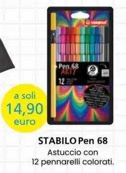 Paniate Stabilo pen 68 Astuccio con pennarelli colorati offerta