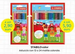 Paniate Stabilo color Astuccio con matite colorate offerta