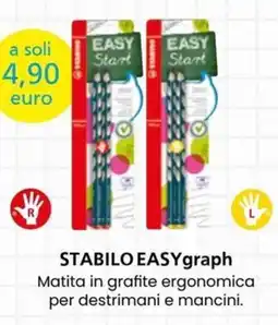 Paniate Stabilo easygraph matita in grafite ergonomica per destrimani e mancini offerta