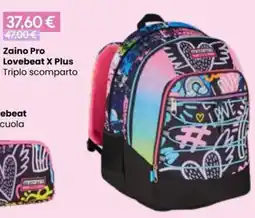 Paniate Zaino Pro Lovebeat X Plus Triplo scomparto offerta