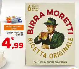 Conad Superstore Birra Moretti offerta