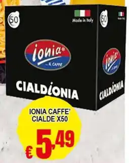 Risparmio Supermercati Ionia caffe cialde offerta