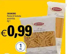 Hurrà Granoro Pasta di Semola offerta