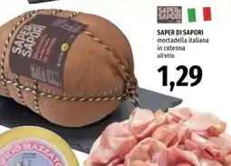Emi Supermercati Saper di Sapori mortadella italiana in cotenna offerta