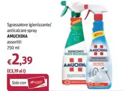 Futura Supermercati Amuchina Sgrassatore igienizzante/anticalcare spray offerta
