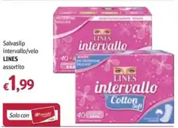 Futura Supermercati Lines Salvaslip intervallo/velo offerta