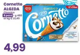 Prix Quality Cornetto Algida Classico offerta