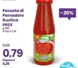 Prix Quality Passata di pomodoro Rustica Prix offerta