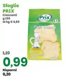 Prix Quality Sfoglie Prix Croccanti offerta