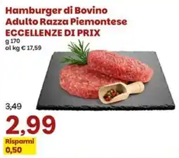 Prix Quality Hamburger di Bovino Adulto Razza Piemontese offerta