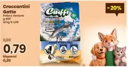 Prix Quality Croccantini Gatto Ciuffi offerta