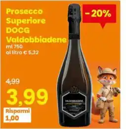 Prix Quality Prosecco Superiore DOCG Valdobbiadene offerta