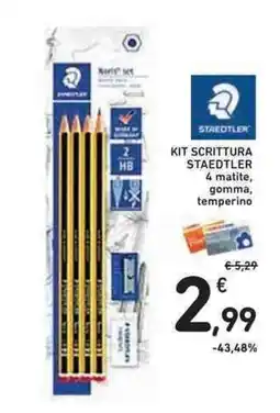 Conad Superstore Kit scrittura Staedtler offerta