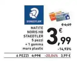 Conad Superstore Matite Noris HB Staedtler offerta