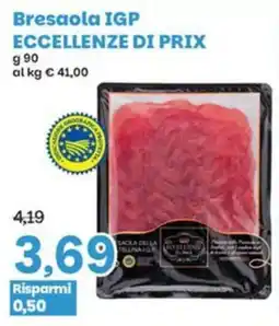 Prix Quality Bresaola IGP Eccellenze di Prix offerta