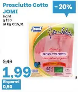 Prix Quality Prosciutto Cotto JOMI Light offerta