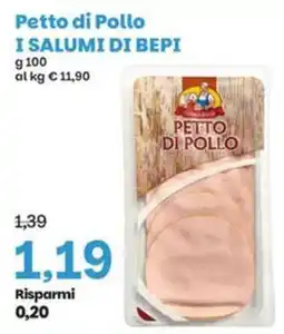 Prix Quality Petto di Pollo I Salumi di Bepi offerta