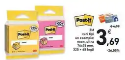 Conad Superstore Post-it offerta