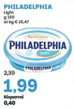 Prix Quality Philadelphia Light offerta