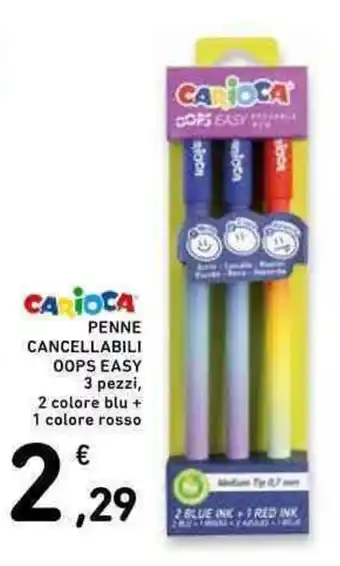 Carioca penne cancellabili oops easy