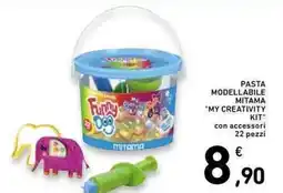Conad Pasta modellabile Mitama 'My Creativity Kit' offerta