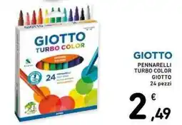 Conad Giotto pennarelli turbo color offerta