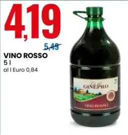 Eurospin Vino rosso Ginepro offerta