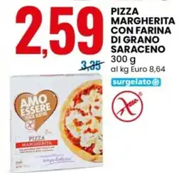 Eurospin Amo essere senza glutine pizza margherita offerta