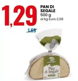 Eurospin Pan di segale Alpenspitz offerta