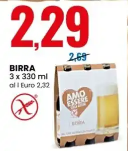 Eurospin Amo essere birra offerta