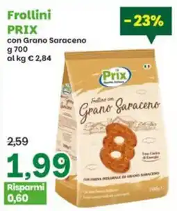 Prix Quality Frollini Prix con Grano Saraceno offerta