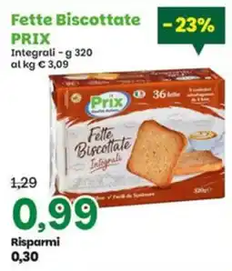 Prix Quality Fette Biscottate Prix offerta